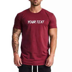 Camisetas Casuales de Verano para Hombre, Tallas Grandes, Personalizadas al por Mayor, con Hombros Caídos y Diseño Bordado - Product Image 1