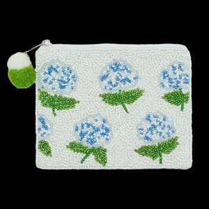 Porte-monnaie en perles fait main, petite pochette zippée avec des perles complexes, mini sac à main pour femmes, accessoire de mode pour les fêtes et les mariages - Product Image 6