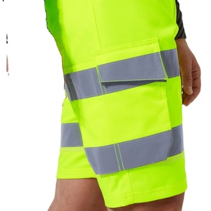 Pantalones Cortos de Trabajo de Alta Visibilidad para Hombre, Pantalones Cortos de Seguridad Reflectantes, Fabricante de Marca Privada OEM Personalizada - Product Image 6
