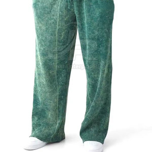 Pakistan Manufacture Breathable High Quality Best Design Men Acid Wash Tracksuits 100% Cotton Made Tracksuits - Product Image 4
