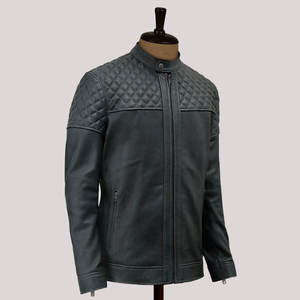 Veste en cuir véritable de vache 2026, coupe ajustée, style motard, veste bomber vintage de luxe, streetwear élégant pour l'hiver - Product Image 2