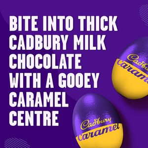 Cadbury Caramel <b>Egg</b> Single (Pack of 48). Easter, <b>Egg</b> Hunt, Thank you Gift, Present, Caramel Filled <b>Chocolate</b> <b>Eggs</b> OFFICIAL - Product Image 5