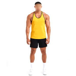 2025 Servicio OEM Diferentes colores amarillos Buena calidad Nuevo estilo Fitness Gym Wear Levantamiento de pesas Stringers POR INDUSTRIAS INCREÍBLES - Product Image 3
