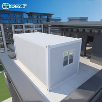 Petite maison portable personnalisable de luxe 20 pieds 40 pieds Conteneur modulaire détachable Maison mobile en acier Hôtels préfabriqués