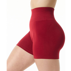 Pantalon de Yoga d'été taille haute pour femmes pêche hanche séchage rapide Fitness Shorts de sport Leggings à séchage rapide dames shorts pour la gym - Product Image 3