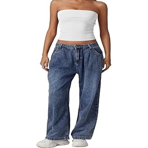 Vente en gros T-shirt court pour femmes débardeur sans couture Streetwear tricot côtelé extensible sans manches décontracté débardeur stock - Product Image 6