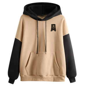 Vêtement teint en coton mélangé à motif solide à capuche fait de pull de haute qualité imprimé sweats à capuche et sweat-shirts pour hommes - Product Image 2