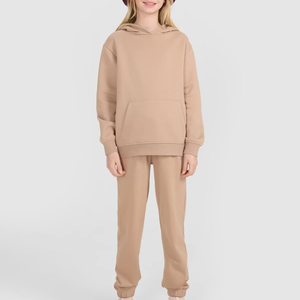 ชุดวอร์มแบบสวมหัวมีฮู้ดของเด็กผู้หญิงชุดวอร์มแบบสวมหัวแบบลำลองระบายอากาศได้คุณภาพพรีเมี่ยม - Product Image 1