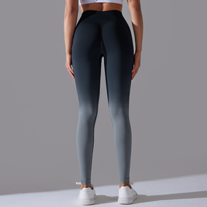 Trendin' High Waist <b>Butt</b> <b>Lift</b> Sweat-Wicking Elastic Waist Solid Spandex/Nylon Workout Running Yoga Pants <b>Leggings</b> - Product Image 6