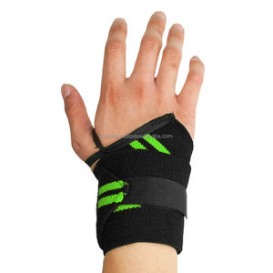 สายรัดข้อมือสำหรับออกกำลังกายแบบหนัก วัสดุทำจากนีโอพรีน สำหรับยกน้ำหนัก รองรับแรงกระแทกได้ดี สายรัดปรับระดับได้ สำหรับใช้ในโรงยิม - Product Image 1