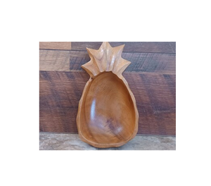 ชุดชามสลัดไม้ทำด้วยมือพร้อมชามเสิร์ฟรูปสับปะรดเคลือบผลิตภัณฑ์ขายดี - Product Image 5