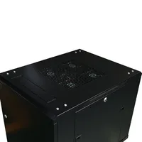Rak Server Jaringan 12U 19 Inch untuk Pusat Data Dalam Ruangan, Rak Berdiri Lantai, Kemasan Datar 19 Inch, Terbongkar untuk Ekspor, Grosir Kabinet