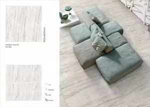 Carreaux de sol en porcelaine polie double charge 800x800mm or romain 80x80cm céramique pour Ukraine Angola Afrique Sénégal - Product Image 5