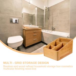 Caja decorativa de bambú Caja de bambú hecha a mano Decoración de mesa natural ecológica para el hogar Venta al por mayor de Vietnam - Product Image 5