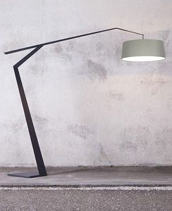 IQBAL COLLECTION Modern Rattan & Metal Floor <b>Lamp</b> LED Warm White Light Customizable Size/Color for Bedroom <b>Study</b> Living Room - Product Image 6