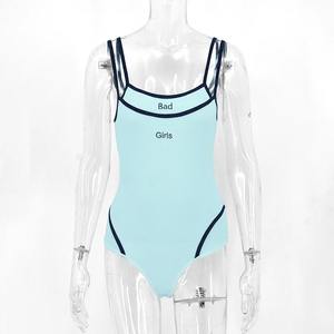 บอดี้สูทชิ้นเดียวพิมพ์ลาย3D ทันสมัยสำหรับผู้หญิงชุดว่ายน้ำผ้าฝ้าย100% ปรับแต่งชุดว่ายน้ำลำลองเข้ารูปขายส่งฤดูร้อน - Product Image 4