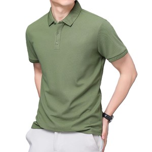 Camisetas Polo de alta calidad para hombre, camisetas transpirables de secado rápido de verano, precio al por mayor, camisetas de manga corta de Color sólido de talla grande - Product Image 5