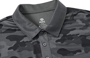 Diseño de camuflaje precio al por mayor camisas polo Polo de golf mejor calidad bordado personalizar precio barato - Product Image 4