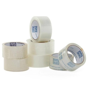 Waterproof 1.8 Mil Clear BOPP Carton Sealing Tape Low Noise Pressure Sensitive Acrylic Adhesive Hot Melt & Water Activated - Product Image 1