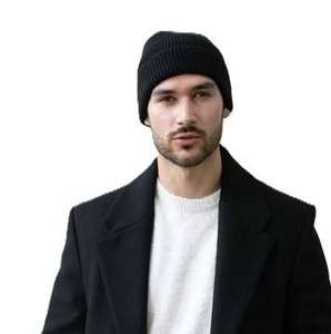 2025 Best Selling Heavy Weight Knitted Cap <b>Beanie</b> Winter Warm Women Men Unisex Solid Color Lined Street Wear <b>Beanie</b> Cap's - Product Image 1