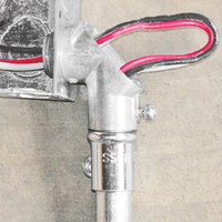 Raccords de compression EMT rigides en acier moulé sous pression en zinc certifiés CUL 1/2''-2'' pour conduits électriques