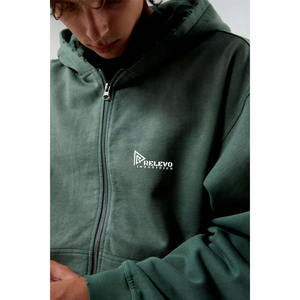 Sudaderas con Capucha para Hombre a la Moda, Lavado Ácido, 100% Algodón, con su Logotipo, Sudaderas con Capucha con Lavado Ácido, Personalizadas al por Mayor - Product Image 3