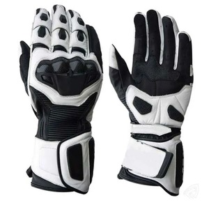 Gants de moto en cuir véritable pour hommes et femmes avec logo personnalisé, meilleure gamme pour les sports de course, équipement de moto à bas prix - Product Image 4