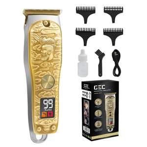 Afeitadoras Eléctricas Profesionales para Hombre y Recortadoras de Pelo, Cortapelos de Barbero de Cuchilla en T de Ajuste Cero para el Cuidado de Bigote y Barba, Inalámbricas - Product Image 6