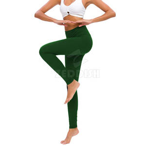 Meilleure qualité 100% coton Yoga Leggings respirant femmes Fitness Legging été Fitness Gear-Fabriqué au Pakistan - Product Image 6