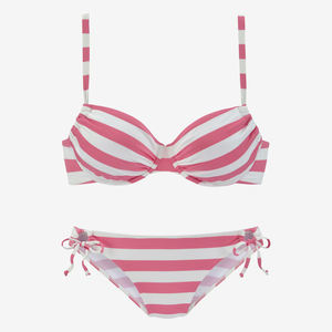 Conjunto de Bikini Bandeau para Mujer, Traje de Baño de Dos Piezas, Cuello Halter, Push-Up, Estampado Frontal, Tanga Personalizada, Ecológico, Sin Costuras - Product Image 4