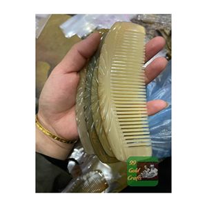 หวีฮอร์นที่ทนทานทำด้วยมือแบบเวียดนามเครื่องมือจัดแต่งทรงผมไม่ชี้ฟูอุปกรณ์แต่งทรงผมหรูหราเป็นมิตรกับสิ่งแวดล้อมสำหรับผมยาว - Product Image 2