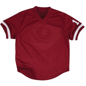 Maillots de baseball OEM sublimés, uniformes d'équipe personnalisés, t-shirts athlétiques anti-humidité, impression de logo et design personnalisés - Product Image 1