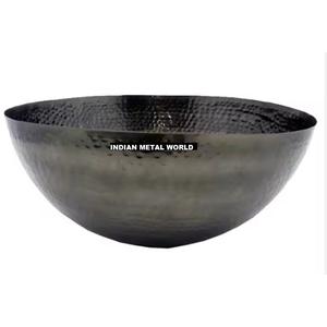 Bol de service décoratif attrayant pour la maison bol en métal de forme ronde polie de haute qualité pour les mariages bonbons au chocolat à bon prix - Product Image 1