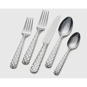 Juego de cubiertos de acero inoxidable hecho a mano con acabado pulido espejo y diseño elegante, perfecto para cubiertos elegantes, comedor de boda - Product Image 3