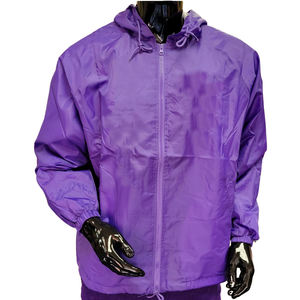 Custom Logo Summer Men's <b>Waterproof</b> Foldable Rain Jacket <b>Poncho</b> Style With Hood for Travel Adults Rainwear - Product Image 1