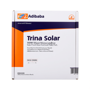 Panel Solar Monocristalino Bifacial Trina Solar de 550W con Cubierta Frontal de Vidrio, Paquete en Palé - Product Image 2