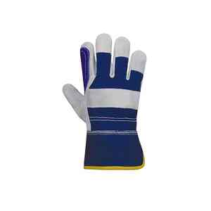 Guantes de trabajo de cuero con servicio OEM Durable Mejor diseño Nueva protección de manos Precio asequible Guantes de trabajo de cuero transpirables - Product Image 2
