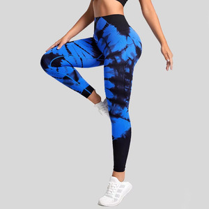 Vente chaude femmes Fitness Yoga Leggings haute qualité sans couture respirant Spandex/Polyester tissu taille moyenne Logo - Product Image 5