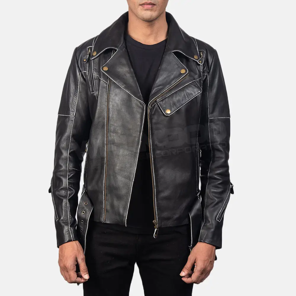 Nouvel arrivage veste de moto en cuir pour hommes, haute qualité, sur mesure, vêtements de moto et de course automobile