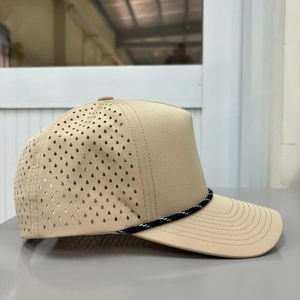Casquette d'extérieur réglable de haute qualité, casquette perforée imperméable OEM Logo personnalisé et casquette de golf en tissu au Vietnam - Product Image 3