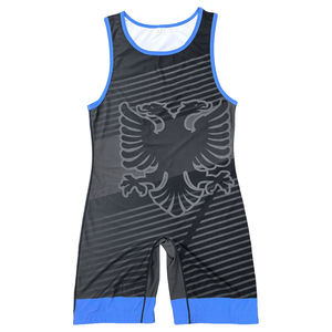 Venta al por mayor de fábrica: Singlet de lucha elástico, transpirable y de secado rápido con diseño personalizado para gimnasio, levantamiento de pesas y powerlifting. - Product Image 5