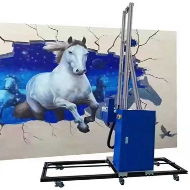 Direct To Wall Painting Machine 3D Effect Vertical Wall Printer