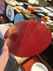 Articles de laque de luxe de qualité supérieure Plateau imprimé Napperon Platemate Conception personnalisée MDF Servant avec finition brillante - Product Image 3