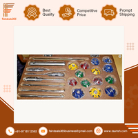 Taurish – Ensemble de 5 fraises à siège de soupape à pointe carbure, qualité supérieure, pour outils à main, véhicules et vélos, style vintage et moderne (Delhi)