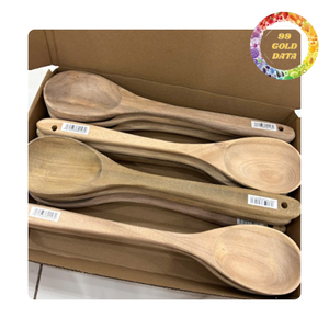 Utensilios de madera con logotipo personalizado con diseño único | Cucharas, tenedores y cucharones ecológicos para pedidos a granel - Product Image 5