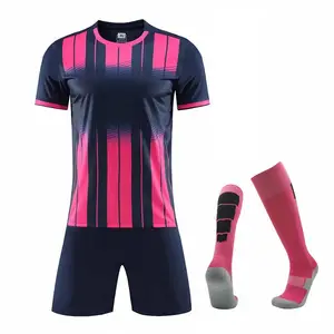 Benutzer definierte Männer Frauen Sublimation Top Fußball uniformen Kunden spezifische Farbe Fußball trikots Fußball uniform