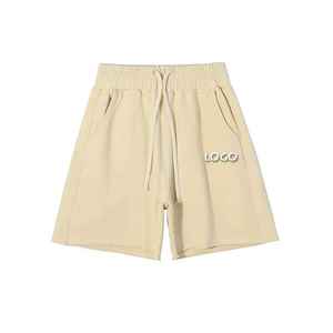 Vente en gros de shorts de survêtement 100% coton pour hommes, vêtements de sport de haute qualité à la mode pour la course à pied, taille moyenne, longueur genou - Product Image 1