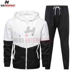 Chándales de buena calidad a precio, chándales de hombre teñidos lisos salientes con logotipo personalizado disponibles en fábrica, chándales para hombre - Product Image 2