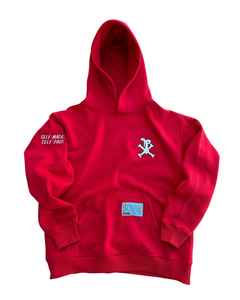 100% Cotton Oversized Pullover Hoodie with Hanging Shoulders, Heavyweight Fluffy Printed Full Zipper basics cotton blended - Product Image 1