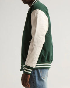 Premium Men Varsity Jacket Classic Letterman Baseball Bomber Ropa de calle elegante OEM Proveedor mayorista a granel personalizado - Product Image 3